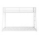 preview thumbnail 6 of 20, Furniture of America Ambell Modern Metal Low Profile Bunk Bed with Reversible Ladder