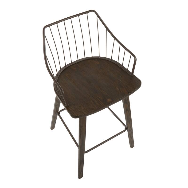 The Gray Barn Winston Fixed-Height Counter Stool