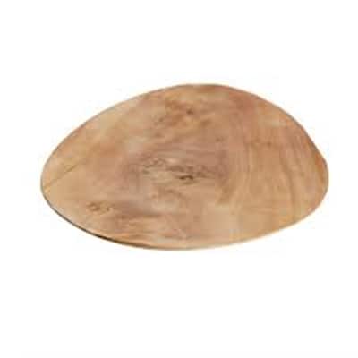 Plate Drop - Natural- ND - Wooden