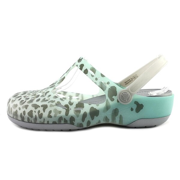 leopard crocs clogs