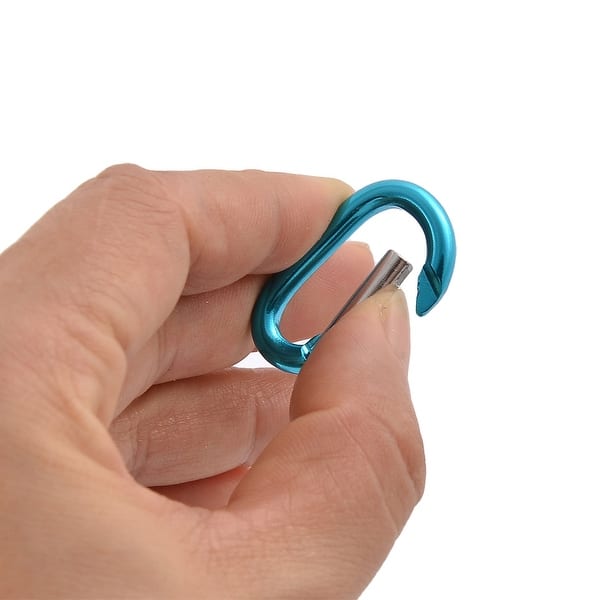 10pcs/Pack 2.7cm Round Carabiner Keychain For Purse Accessories