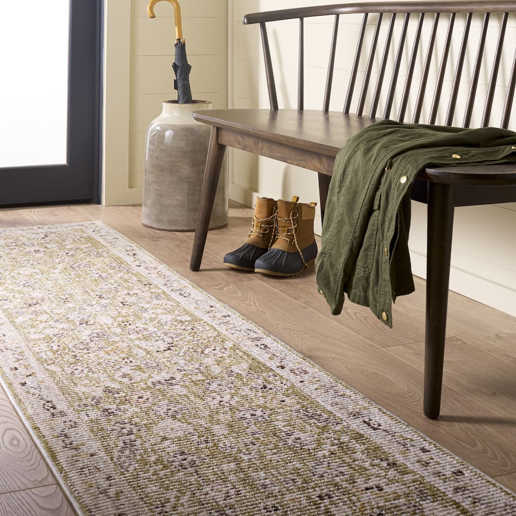 Martha Stewart by SAFAVIEH Yukimi Vintage Floral Distressed Rug