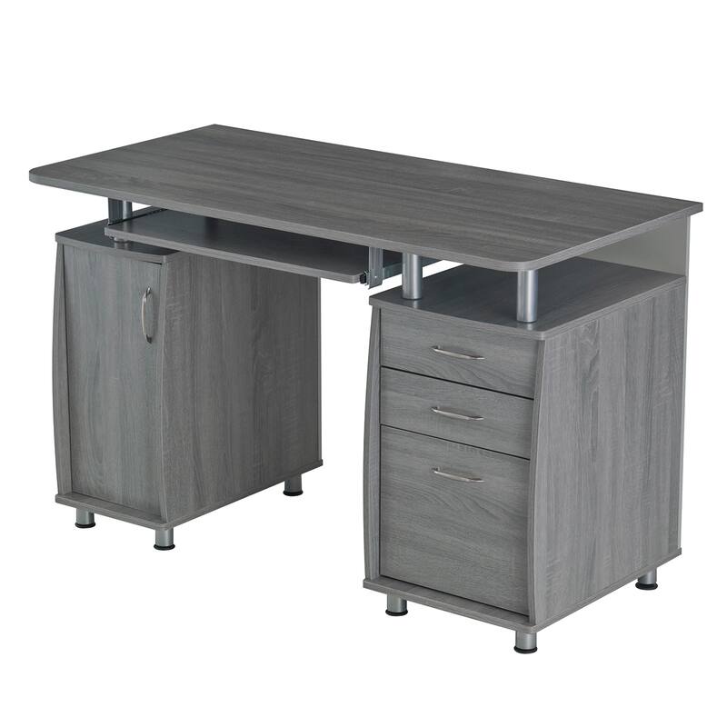 Techni Mobili Complete Workstation Computer Desk with Storage