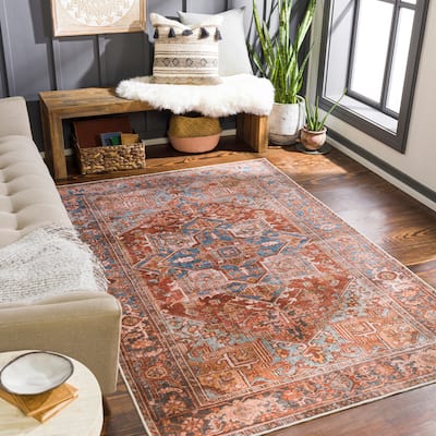 Livabliss Giustina Persian Machine Washable Area Rug