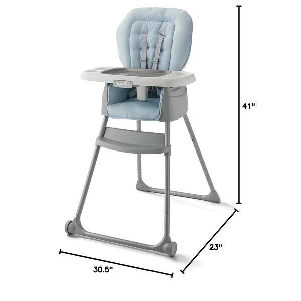 Slim Snacker High Chair, Ultra Compact High Chair