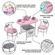 preview thumbnail 10 of 10, Badger Basket Tea Time Metal Doll Table and Chair Set with Accessories - 14" x 7.75" x 10.25"