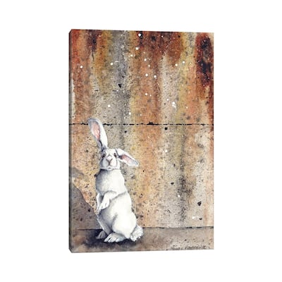 iCanvas "Concrete Bunny" by Maggie Vandewalle Canvas Print