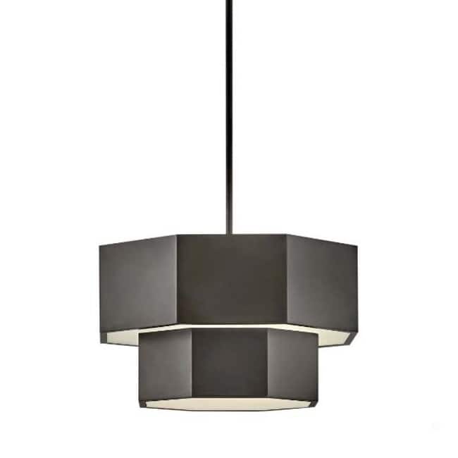 Hinkley Lighting 46991 Facet 5 Light 17" Wide Flush Mount Waterfall