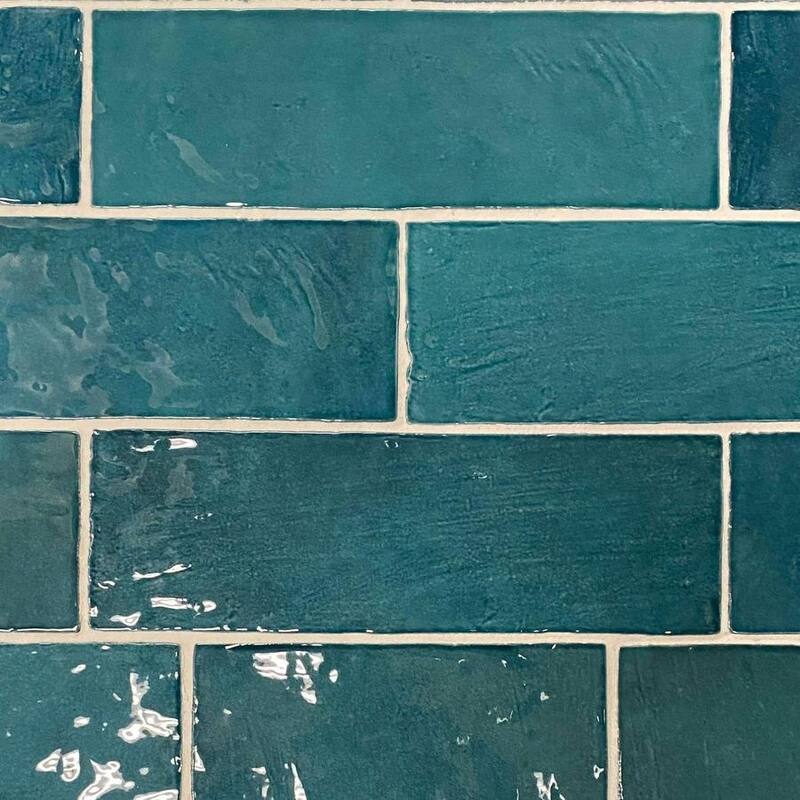Apollo tile 2.5" x 8" Chateau Glossy Ocean Green Ceramic Tile (5.38 sq ft/case) - 38 Pack