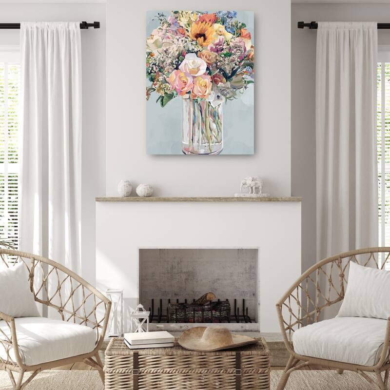 Mazzo di Fiori By Studio Arts Canvas Art Print