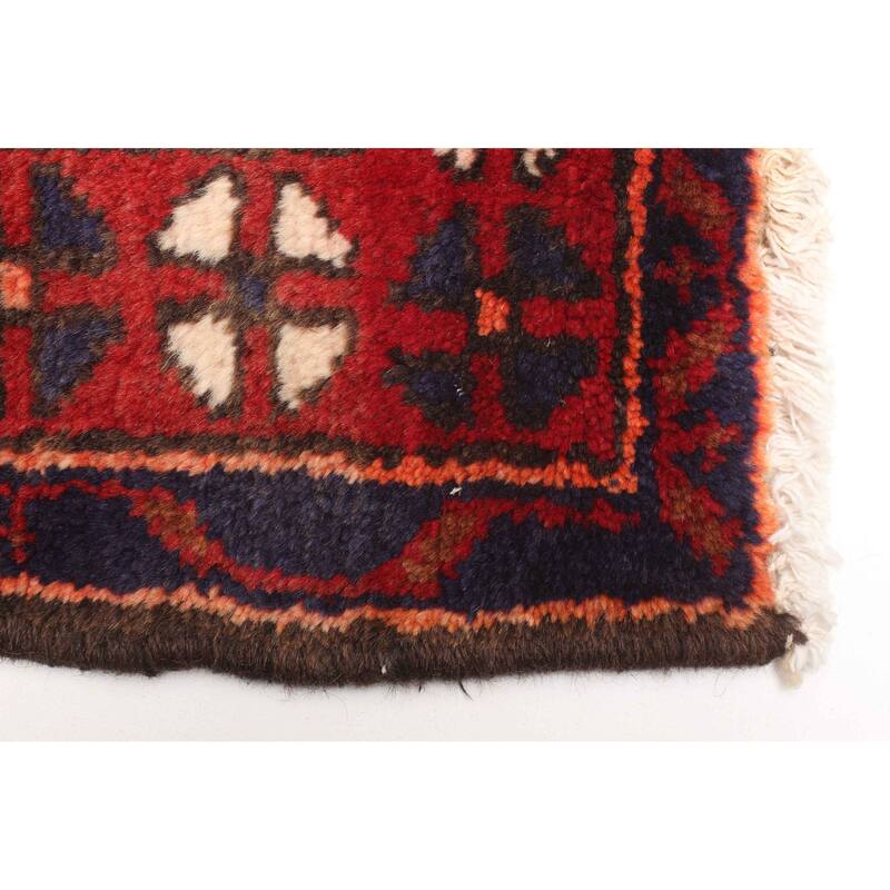 ECARPETGALLERY Hand-knotted Andelz Red Wool Rug - 4'0 x 6'11