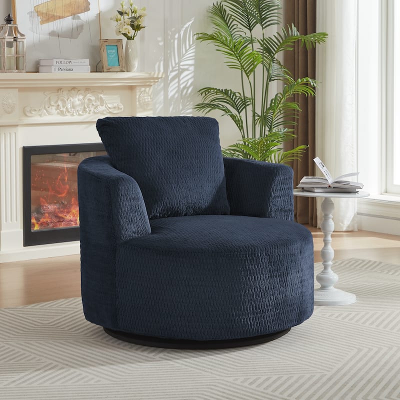 360° Swivel Accent Chair, Modern Comfort Seating for Living Room,Office,Apartment