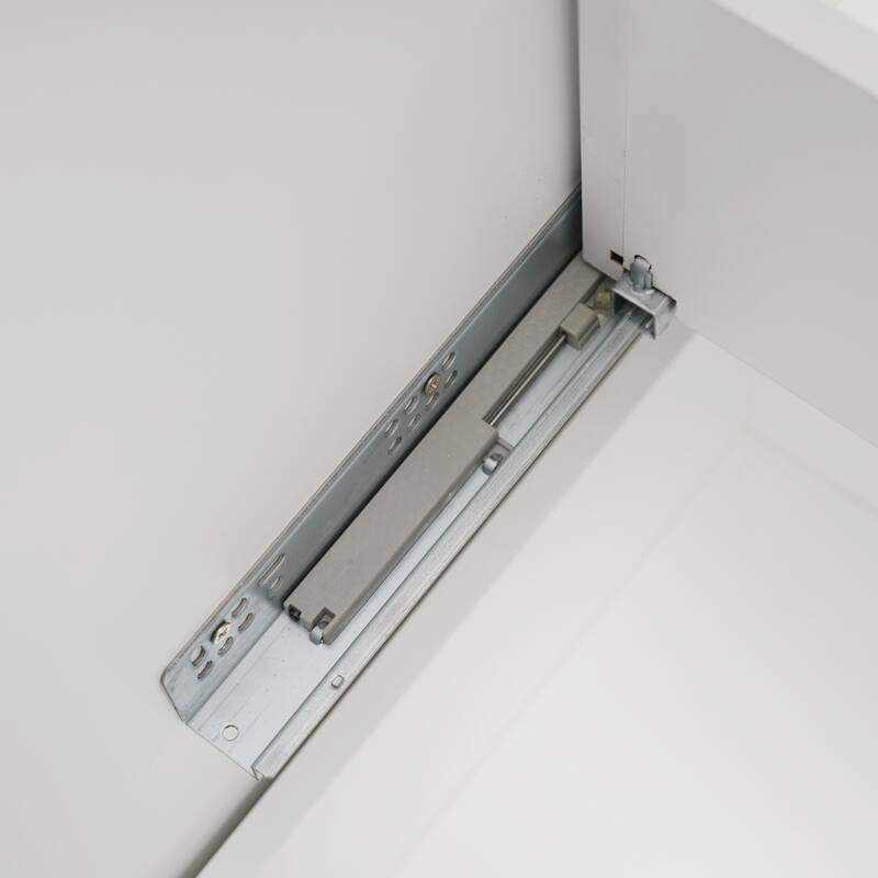 30"/60" Bathroom Vanity Set, Freestanding Bathroom Vanity Cabinet with Ceramic Sink Basin & Drawers