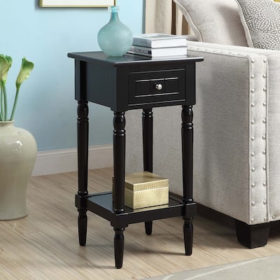 Convenience Concepts French Country Khloe 1 Drawer Accent Table with Shelf