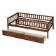 preview thumbnail 76 of 95, Roomfitters Twin Size Daybed Wood Frame with Two Storage Compartments, Space-Saving and Stylish Design for Any Room