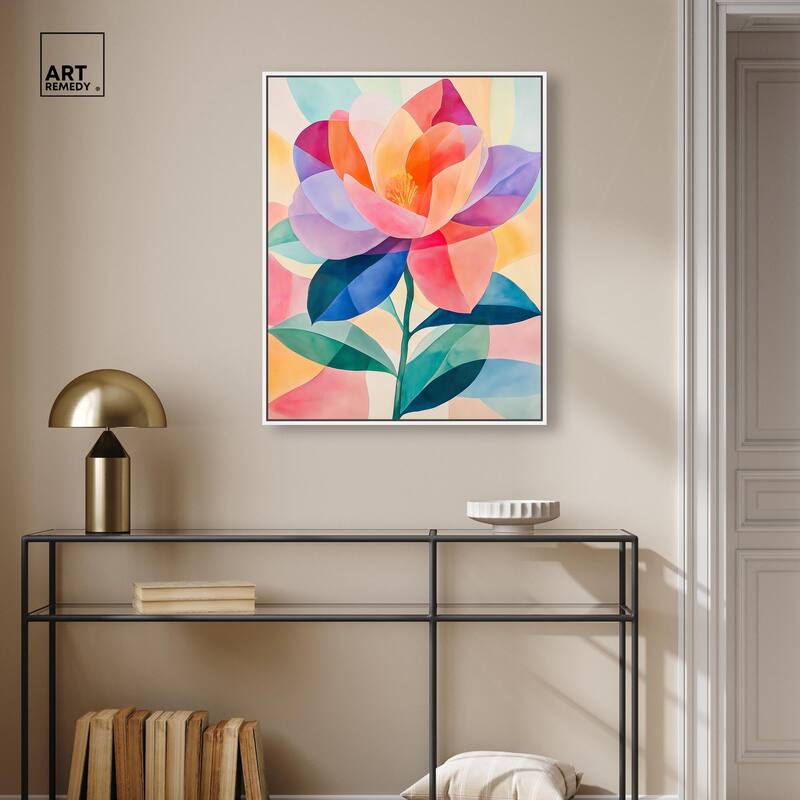 Ail Geofloral II Canvas by Art Remedy
