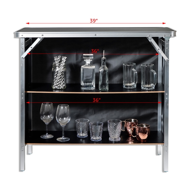 Trademark innovations portable bar table discount