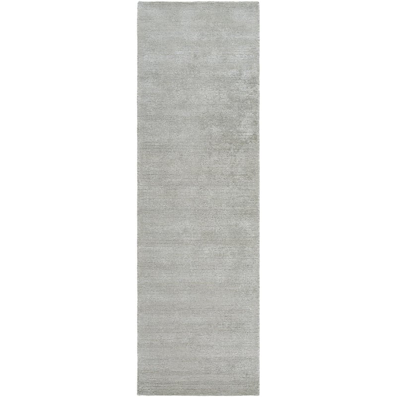 Livabliss Richmond Casual Stripe Area Rug - Medium Gray - 3' x 10'