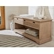 preview thumbnail 44 of 53, SAFAVIEH Landers 3-Drawer Bottom Shelf Storage Bench - 47.3" W x 15" L x 19" H