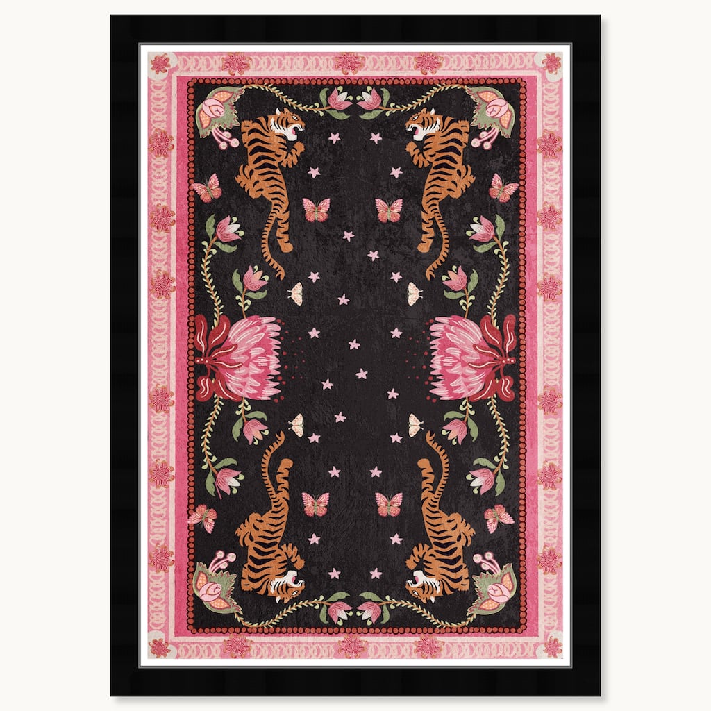 Wynwood Studio Tropical Night Life Framed Tropical Chinoiserie Art Prints