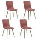 preview thumbnail 45 of 52, Carson Carrington Upholstered Dining Chair Golden Leg (Set of 4)
