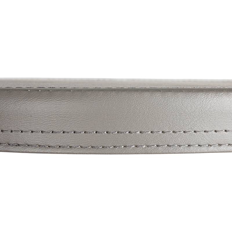 Household Essentials Nestable Hat Boxes with Faux Leather Lids, Set of 3