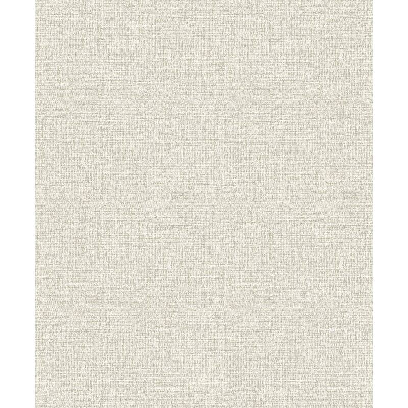 Seabrook Designs Aureline Faux Non-Woven Unpasted Wallpaper - 20.9 in W x 33 ft. L - Natural