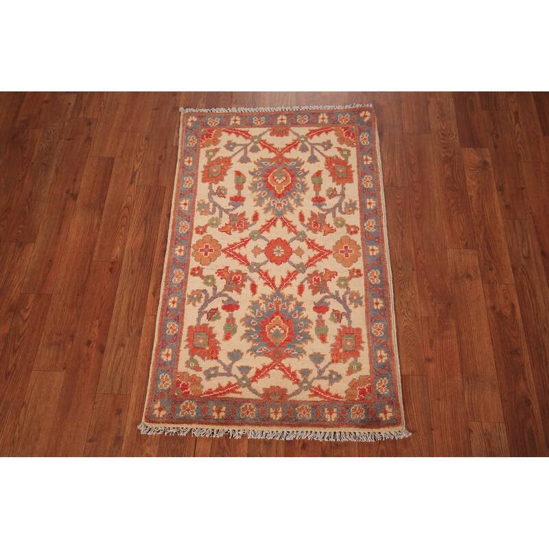 Kazak Oriental Accent Rug Handmade Wool Carpet - 2'0" x 3'0"