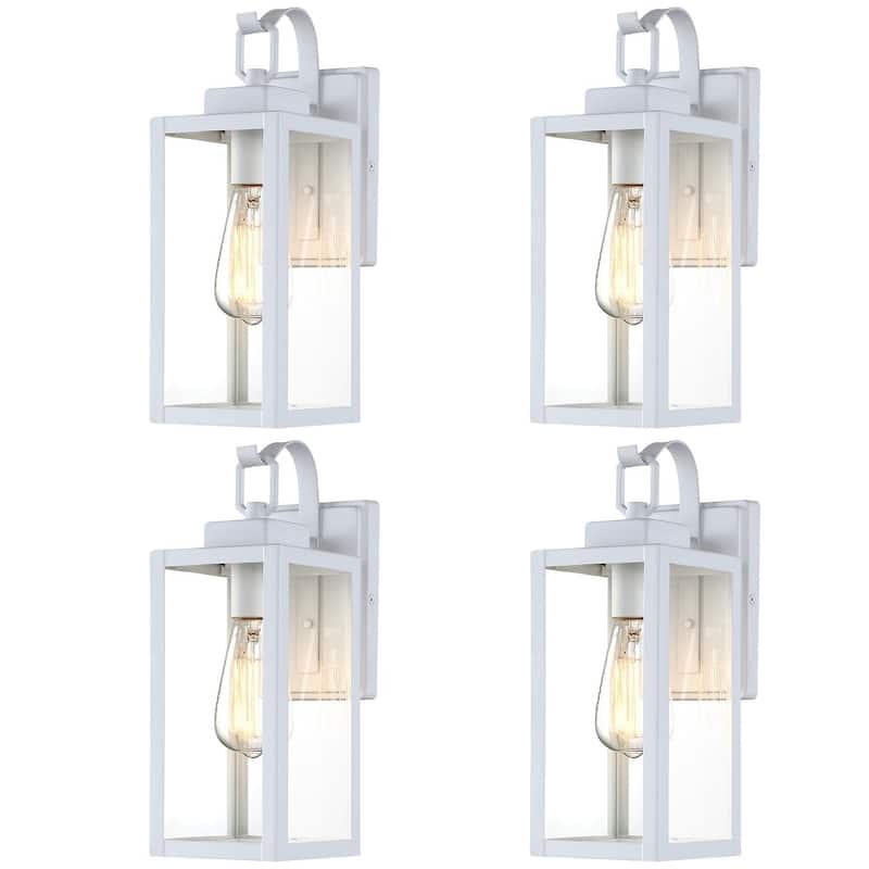 4 Pack 1-Light Outdoor Wall Sconce - 5"x6.7"x13.75"