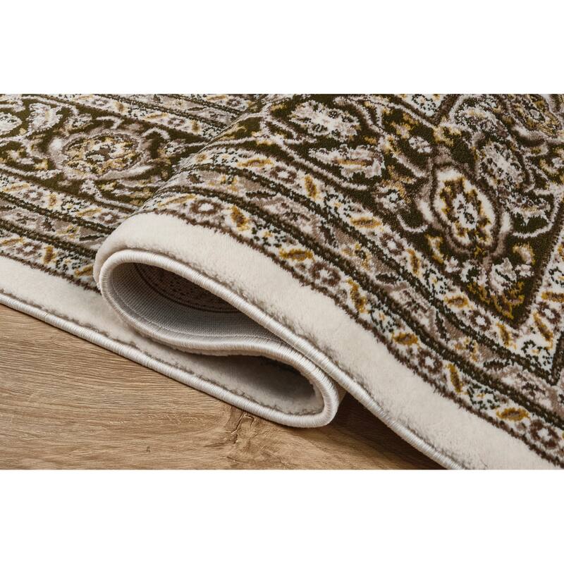 Master Collection Border Transitional Area Rug