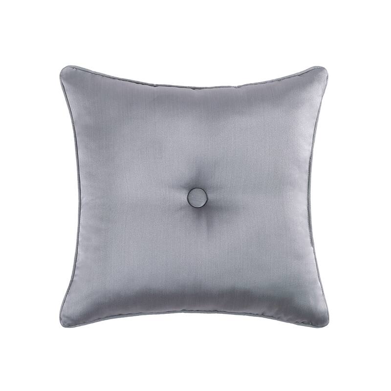 J. Queen New York Krista 18" Square Decorative Throw Pillow - Accent - Polyester - Powder Blue