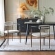 preview thumbnail 1 of 107, Modern Industrial Elmore Upholstered Dining Chairs (Set of 2) with Iron Frame by Christopher Knight Home Beige/ Black/Coffee Gold