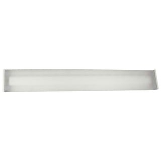 24 Inch LED Array Vanity Light with Clear Diamond Textured Shade ...