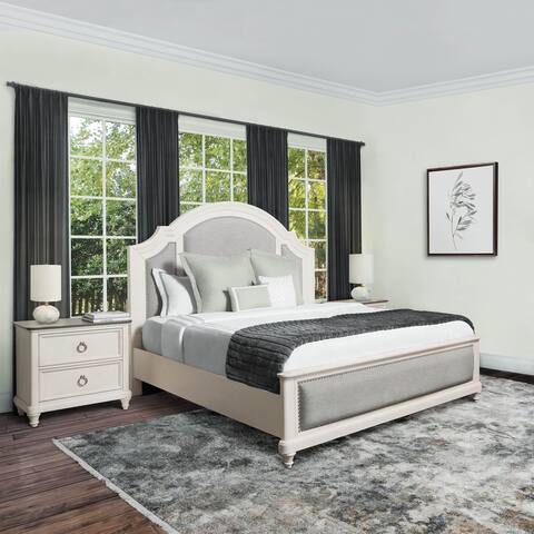 Abbyson Cristina 3 Piece Solid Wood Bedroom Set