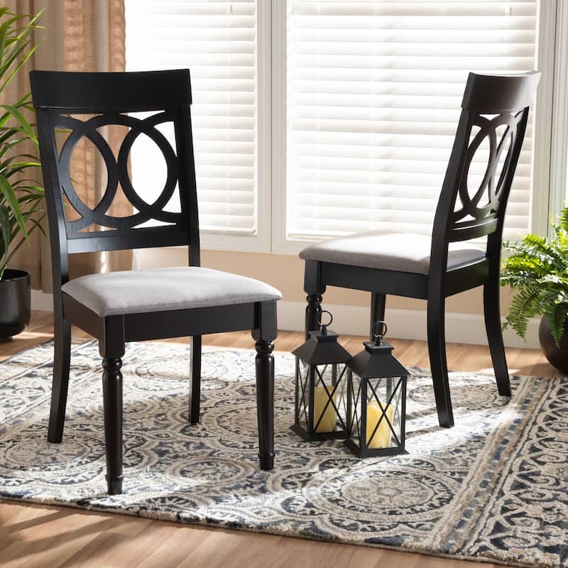 Lucie Modern and Contemporary 2-PC Dining Chair Set
