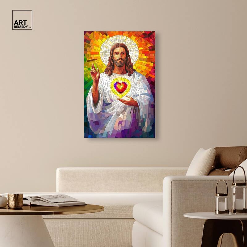 Blocks of Benediction I Canvas by Art Remedy, Gallery Wrapped