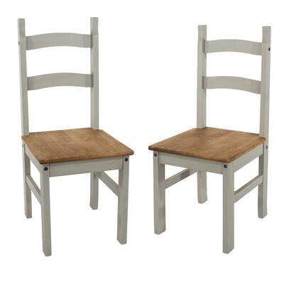 Furniture Dash Corona Collection Solid Wood Dining Chairs (Set of 2)
