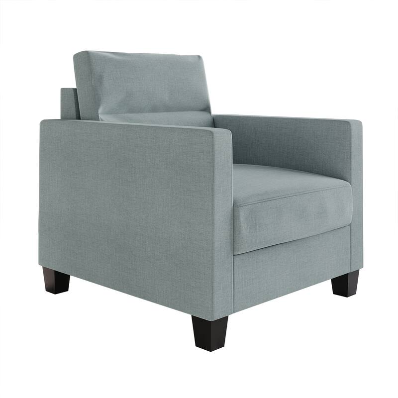 CraftPorch Clean and Minimalist Linen Upholstered Arm Chair