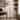 Modern Wood-Grain Metal Floor Lamp with Linen Shade