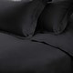 preview thumbnail 16 of 80, Superior Egyptian Cotton 650 Thread Count Solid Duvet Cover Set Black - California King