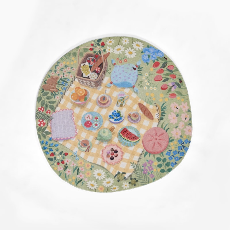 Momeni Playground Tea Party Kid Rug