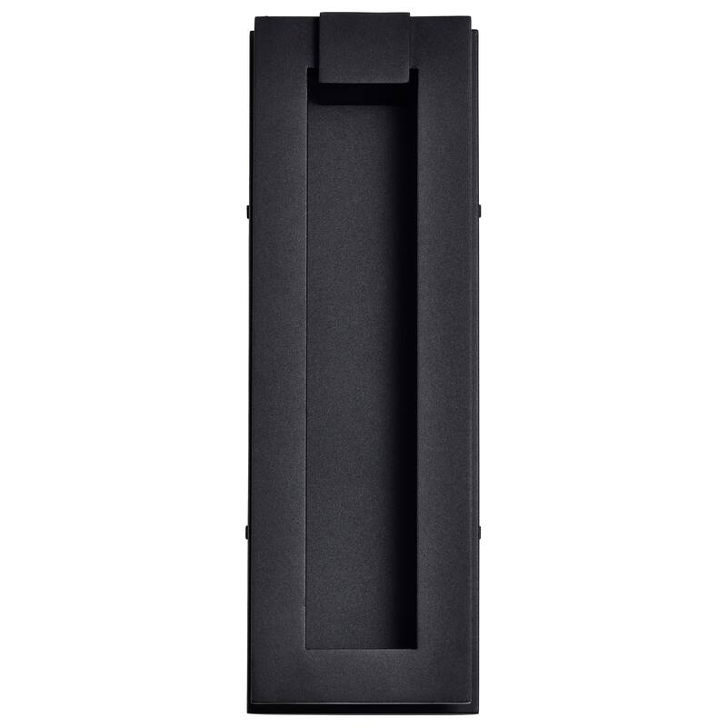 Crew 32 Watt 15 Inch LED Outdoor Sconce Sand Black Finish - Sand Black