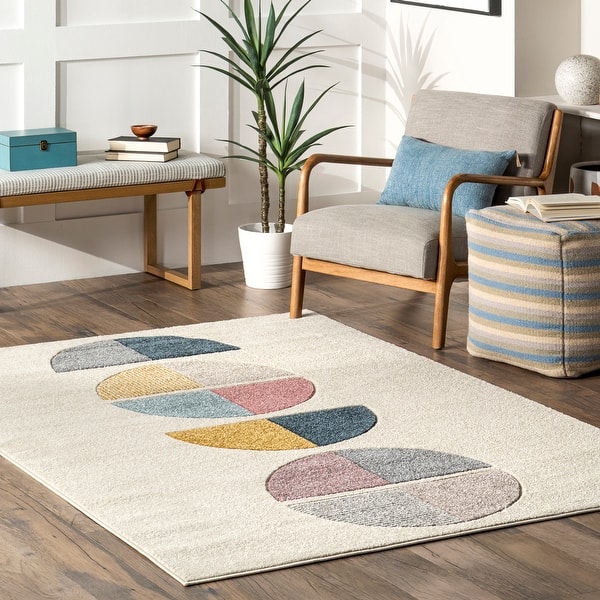 slide 1 of 1, Nuloom Karissa Lunar Kids Area Rug.