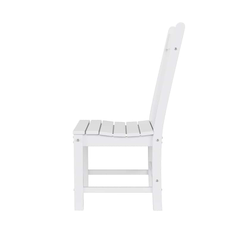Polytrends Laguna Hdpe All Weather Outdoor Patio Dining Chair