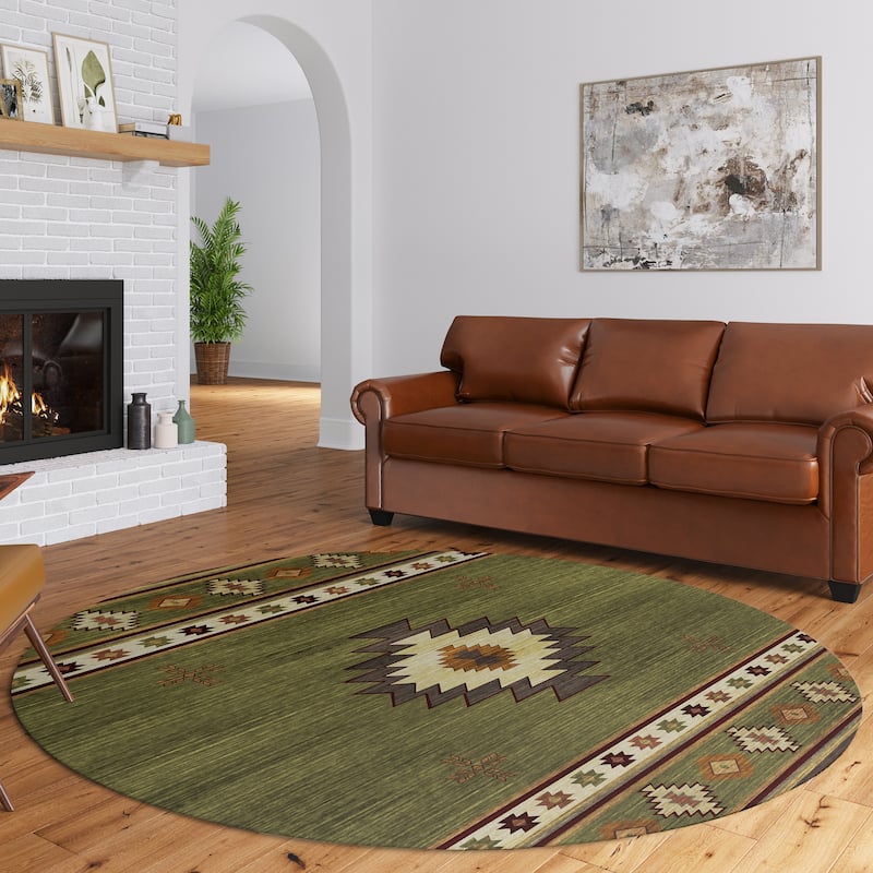 Indoor/ Outdoor Sonora Global Traditional Washable Rug