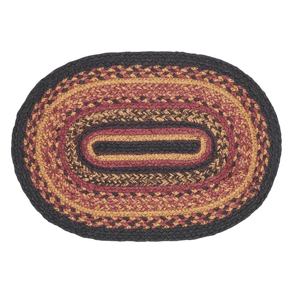 Heritage Farms Jute Oval Placemat 10x15 - On Sale - Bed Bath & Beyond -  35471215