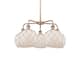 Option Antique Copper / White Glass with White Rope