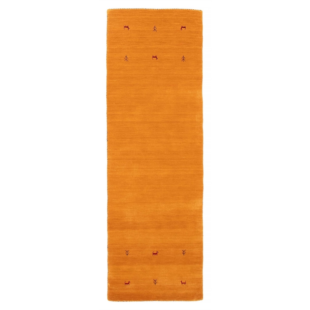 Kashkuli Gabbeh Gold Rug 2'5" x 7'8" - 2'5 x 7'8