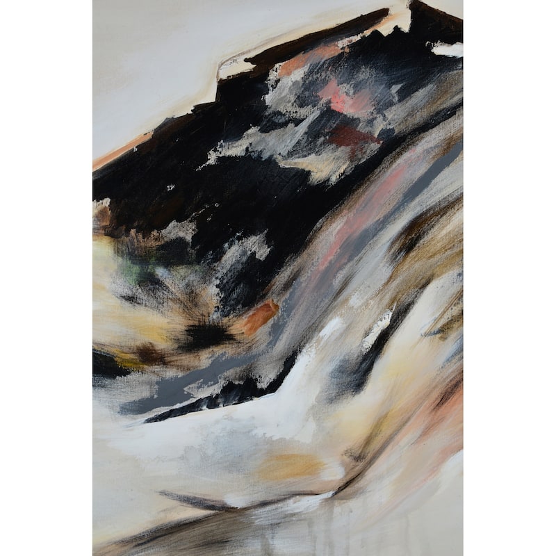 Renwil Infusion 40" Wide Canvas Art, Black