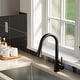 preview thumbnail 16 of 18, Karran Weybridge Single-Handle Pull-Down Sprayer Kitchen Faucet with Matching Soap Dispenser